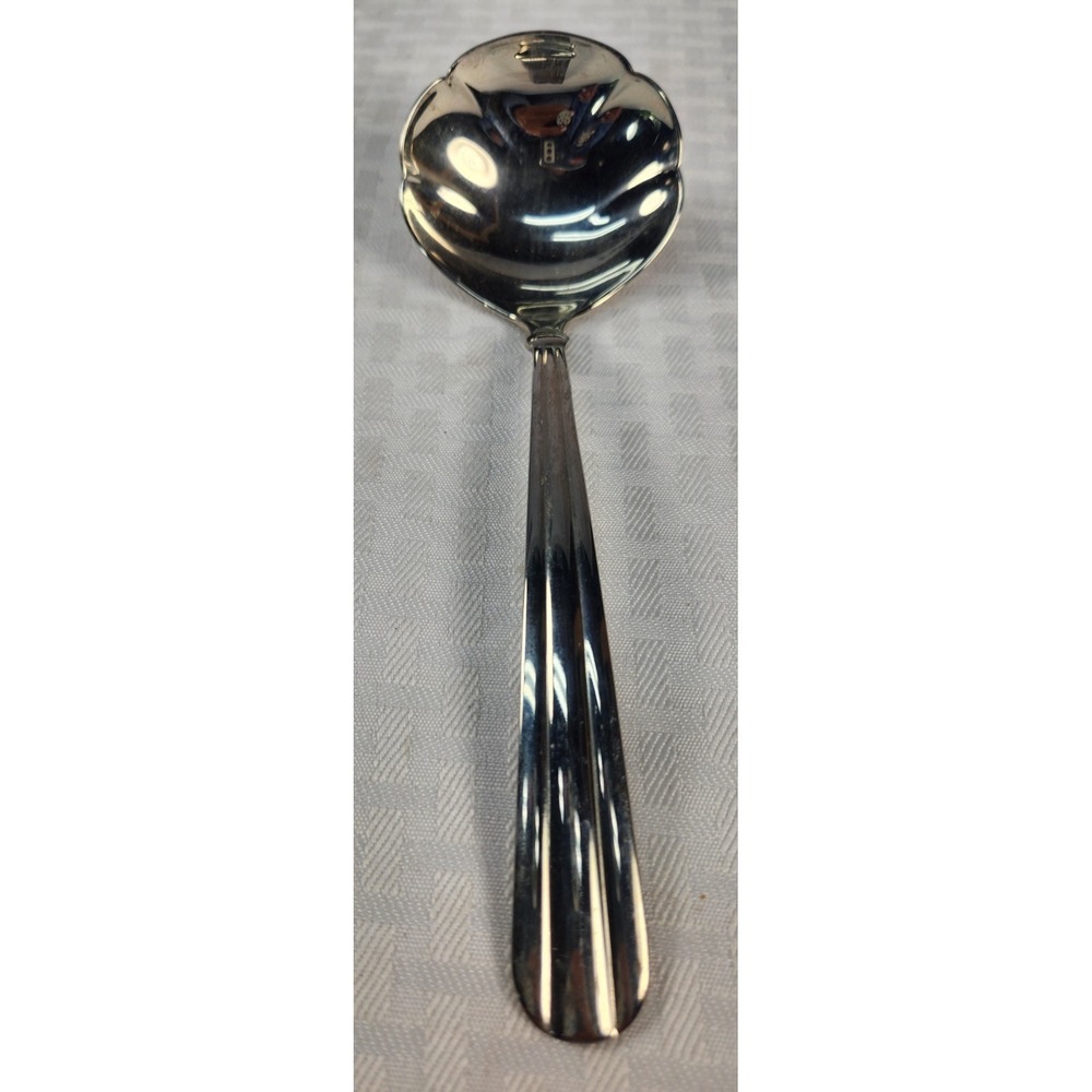 Oneida Community UNITY Sugar Shell Spoon Stainless Glossy Silverware Flatware
